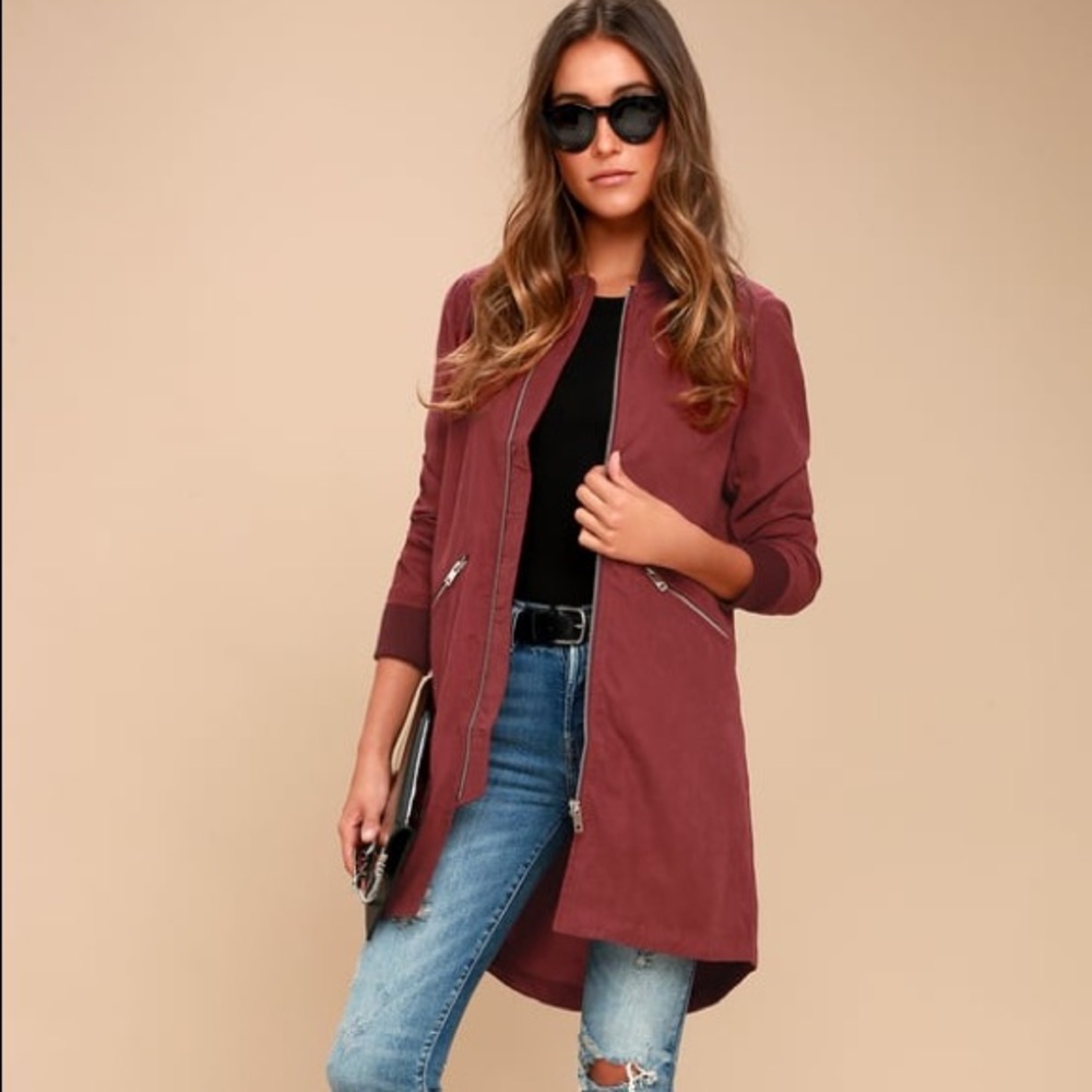 Lulu’s Rio Grande Longline Bomber Jacket